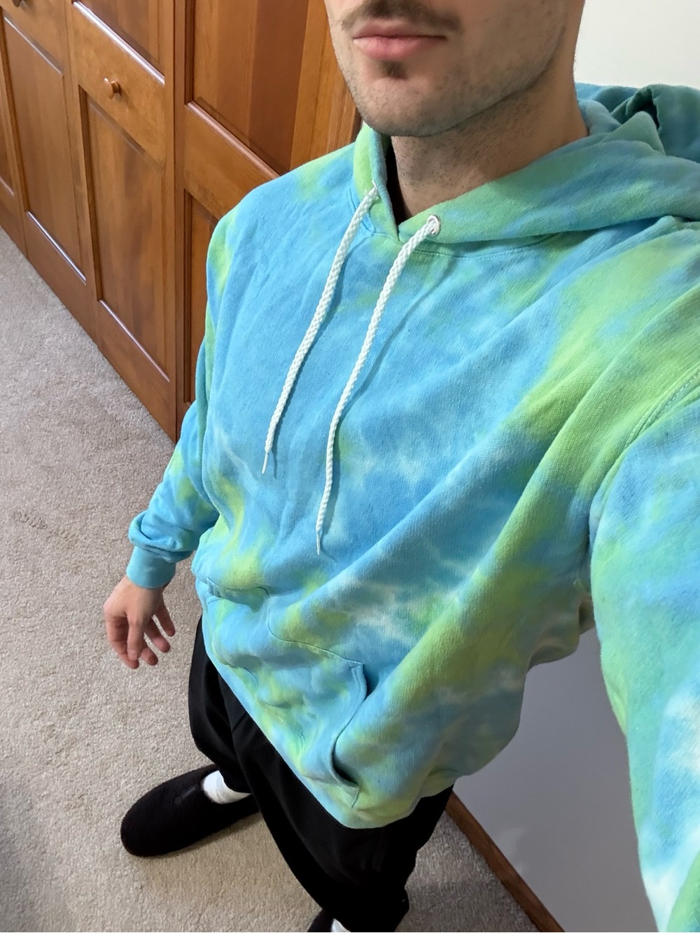 Artist Union tie-dye hoodie
